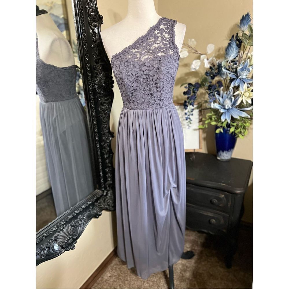 David's Bridal Cold Shoulder Brisesmaid Formal Dress Size 0